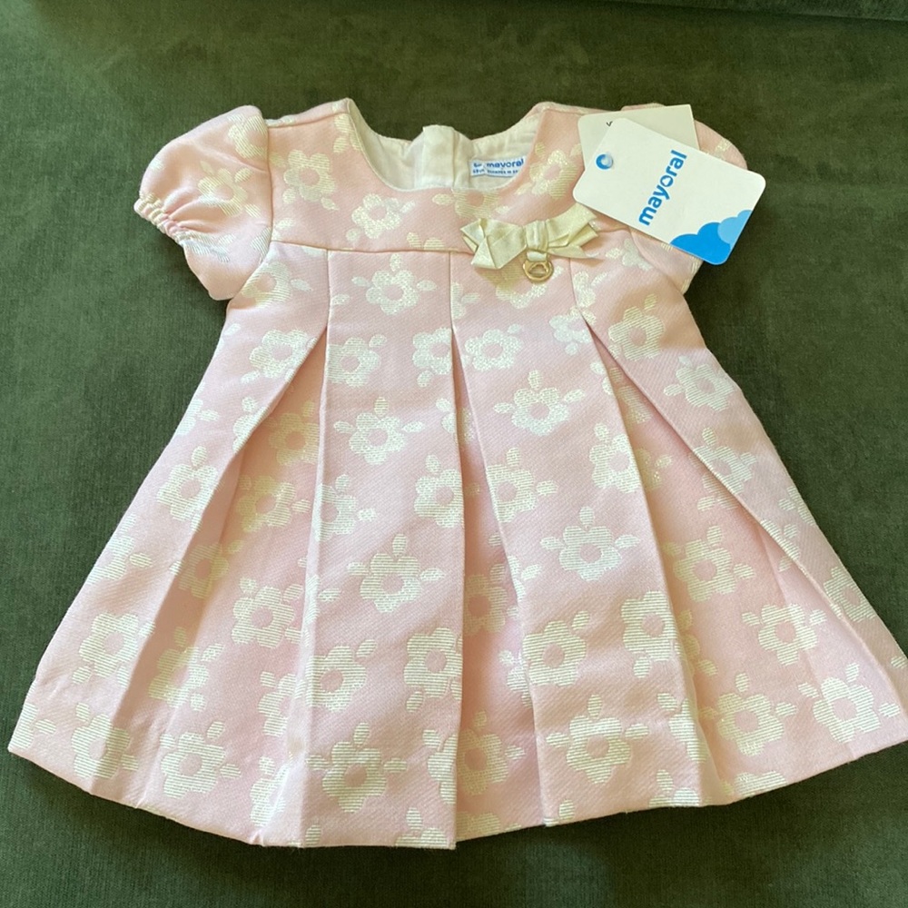 NWT Mayoral Baby Girl Dress, 6m